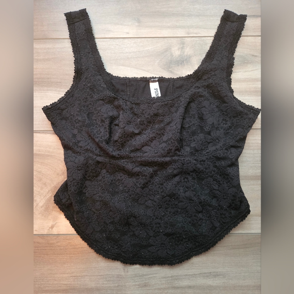 Victoria's Secret Black Lace Top